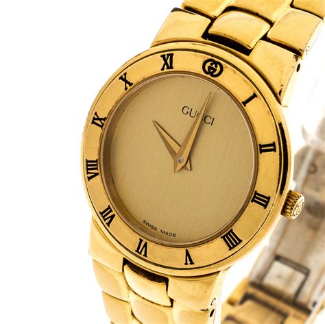 gold women gucci watch
